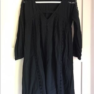 LAST CHANCE Black cutout lace dress American Eagle